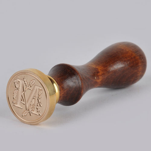 SIGNET (LETTER M)  & WOODEN HANDLE (as an optional accessory)