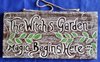 WITCHE'S SIGN - HANDMADE, WOOD