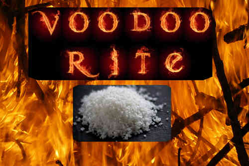 VOODOO VEVE-RITUAL SALT (FOR RITUAL WRITINGS) PREPARED & LOADED!
