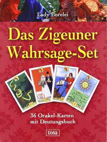 BIG GYPSY ORACLE SET (36 ORACLE-CARDS WITH BOOK) GERMAN