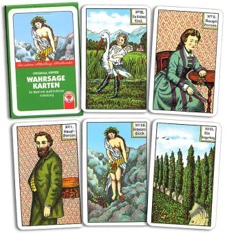 FORTUNE TELLING CARDS "KIPPER" (GERMAN) 36 cards