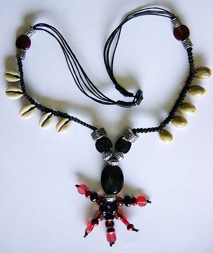 COWRY NECKLACE VOODOO-DOLL