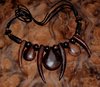 WOODEN VOODOO-NECKLACE SHANGA-CLAW
