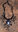 VOODOO-PEARL NECKLACE NEW ORLEANS NOIR (50cm)