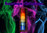 RAINBOW COLOUR CANDLE (CHAKRA PYRAMIDE) 180x75x75