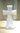 ALTAR CANDLE "WHITE CROSS"
