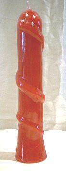 SNAKE-CANDLE (RED) ca. 20cm
