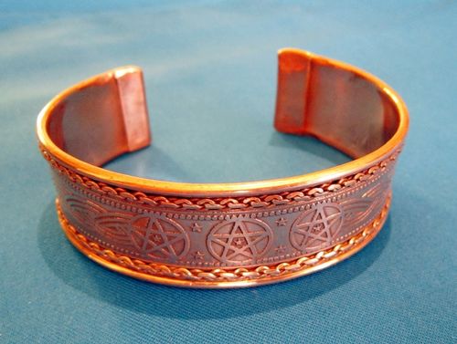 Bracelet Celtic Pentagram of copper