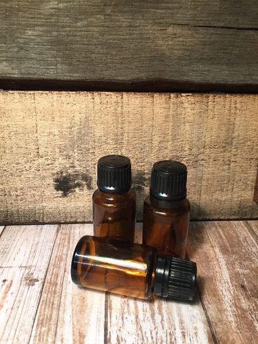 AMBER GLASS BOTTLES WITH DRIP  (10ml)