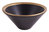 Burning bowl black/gold Keramik